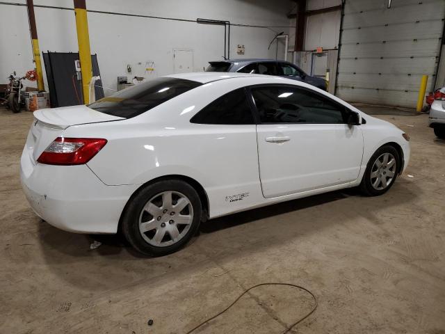 2HGFG12627H513612 - 2007 HONDA CIVIC LX WHITE photo 3