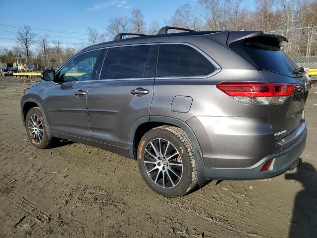 5TDJZRFH6HS483658 - 2017 TOYOTA HIGHLANDER SE GRAY photo 2