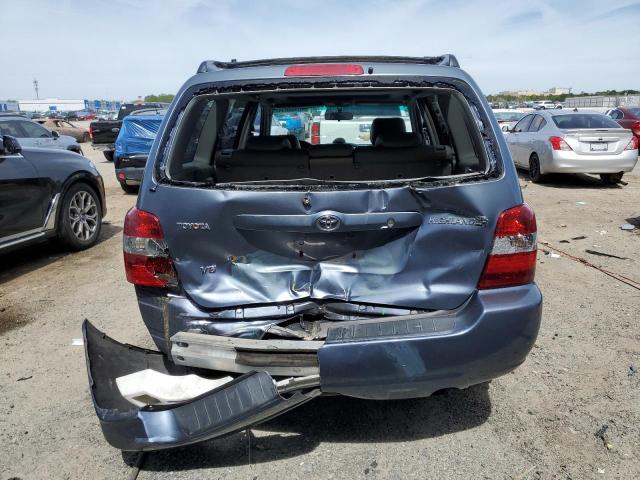 JTEGP21A650044648 - 2005 TOYOTA HIGHLANDER LIMITED BLUE photo 6