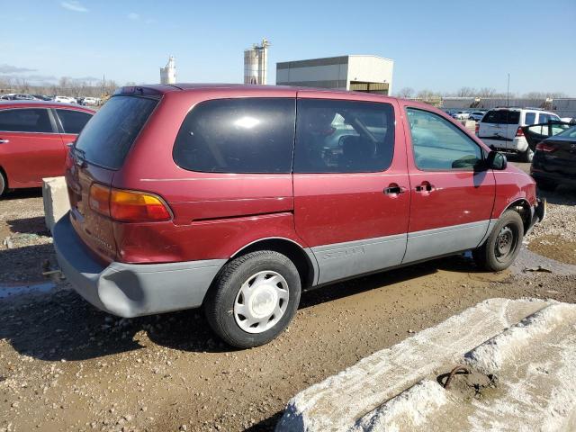 4T3ZF13C2WU030896 - 1998 TOYOTA SIENNA LE BURGUNDY photo 3