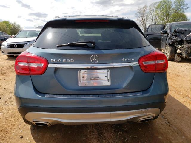 WDCTG4GB5FJ104035 - 2015 MERCEDES-BENZ GLA 250 4MATIC BLUE photo 6