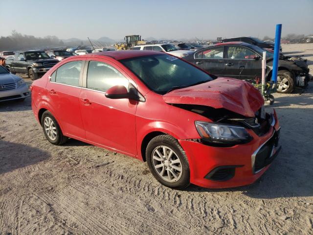 1G1JD5SH2H4136832 - 2017 CHEVROLET SONIC LT RED photo 4