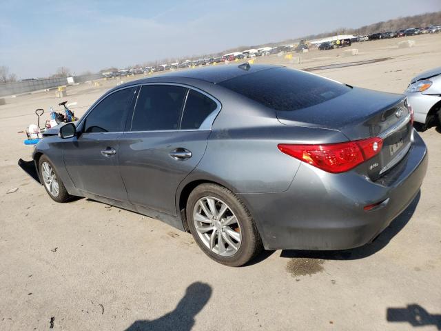 JN1EV7AR6GM340384 - 2016 INFINITI Q50 PREMIUM GRAY photo 2