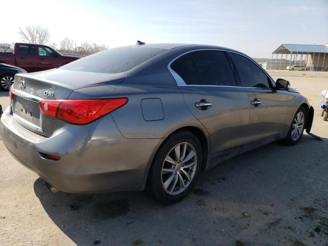 JN1EV7AR6GM340384 - 2016 INFINITI Q50 PREMIUM GRAY photo 3