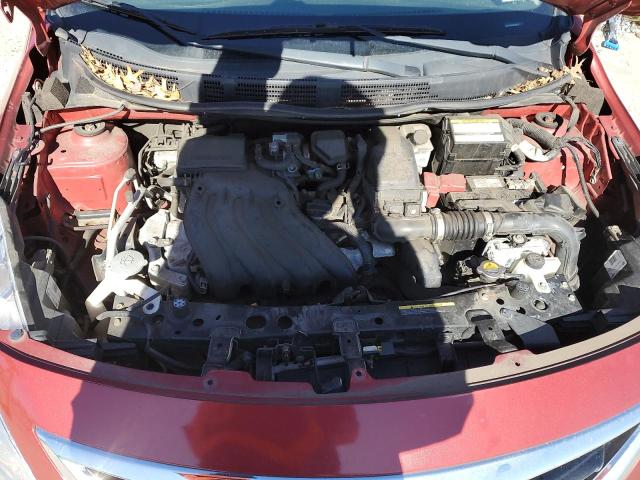 3N1CN7AP0JK398715 - 2018 NISSAN VERSA S RED photo 11