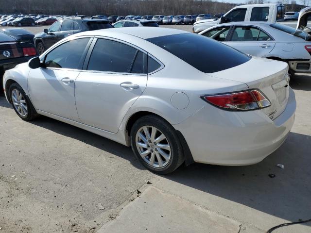 1YVHZ8DH7C5M19245 - 2012 MAZDA 6 I WHITE photo 2