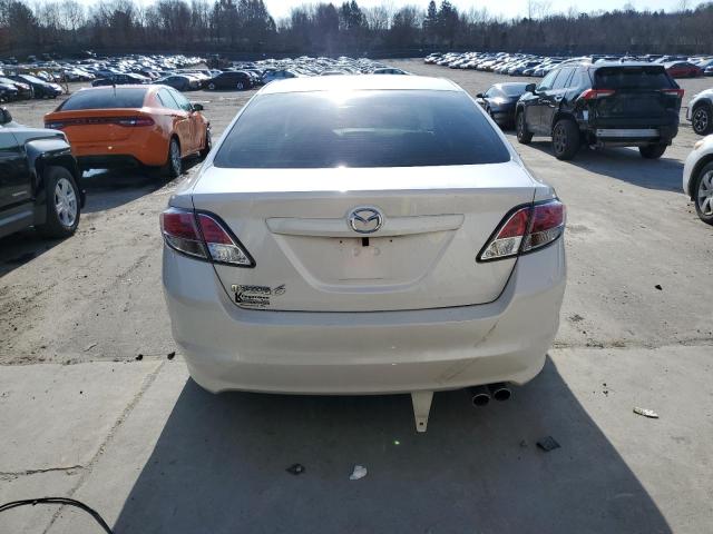 1YVHZ8DH7C5M19245 - 2012 MAZDA 6 I WHITE photo 6