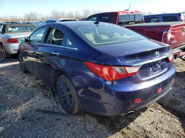 5NPEC4AC3DH523504 - 2013 HYUNDAI SONATA SE BLUE photo 2