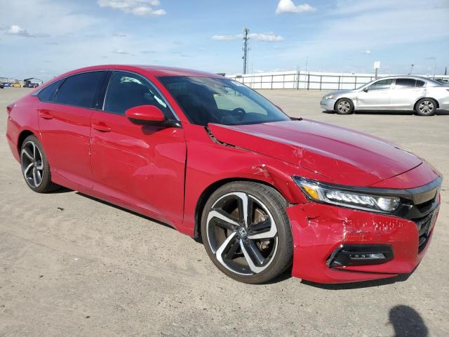 1HGCV1F32LA144221 - 2020 HONDA ACCORD SPORT RED photo 4