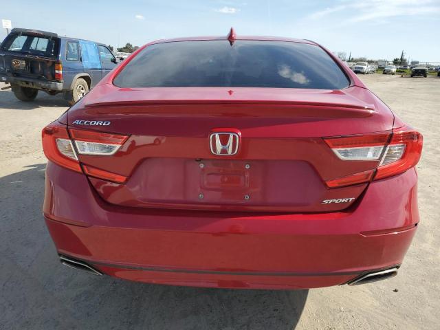 1HGCV1F32LA144221 - 2020 HONDA ACCORD SPORT RED photo 6