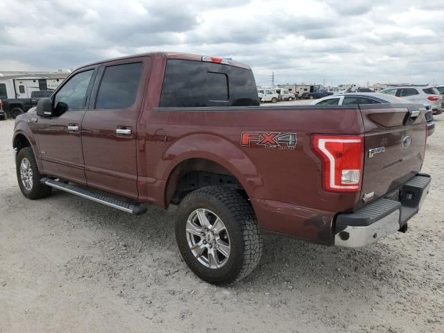 1FTEW1EP2GKF63145 - 2016 FORD F150 SUPERCREW BROWN photo 2