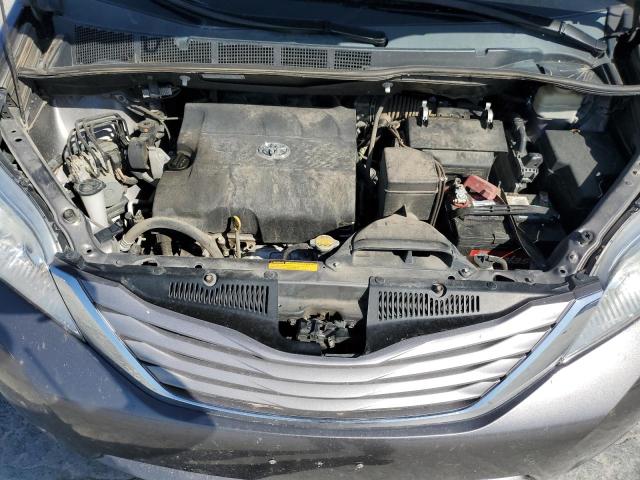 5TDYK3DC3FS600889 - 2015 TOYOTA SIENNA XLE CHARCOAL photo 12