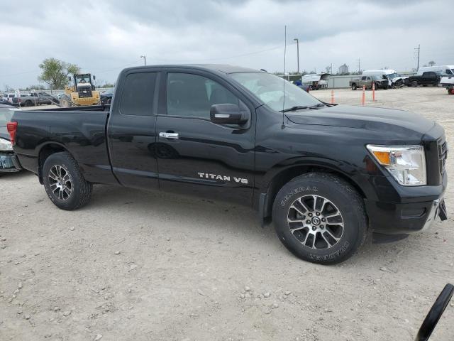 1N6AA1CF3LN506224 - 2020 NISSAN TITAN SV BLACK photo 4