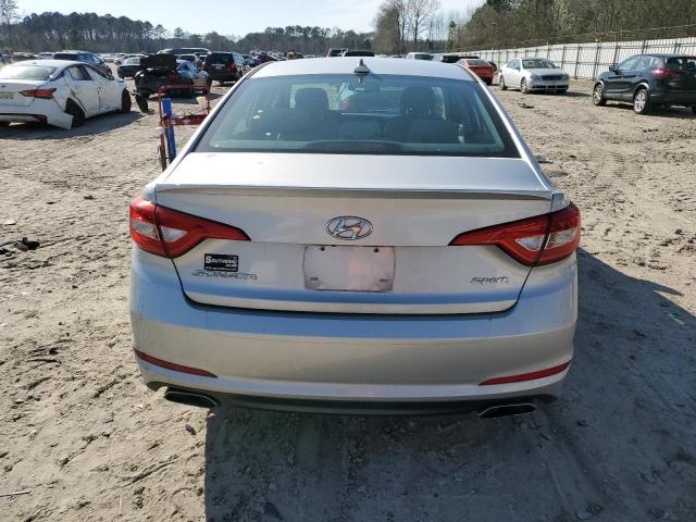 5NPE34AF2HH509125 - 2017 HYUNDAI SONATA SPORT SILVER photo 6