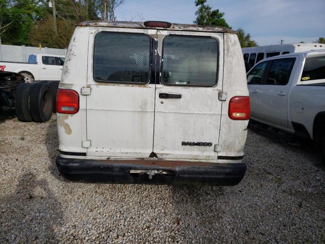 2B7HB11X22K128577 - 2002 DODGE RAM VAN B1500 WHITE photo 6