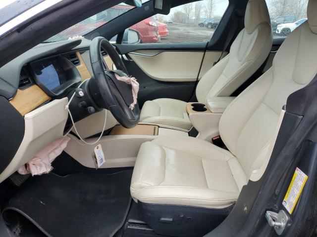 5YJSA1E26LF404402 - 2020 TESLA MODEL S 灰色 照片 7