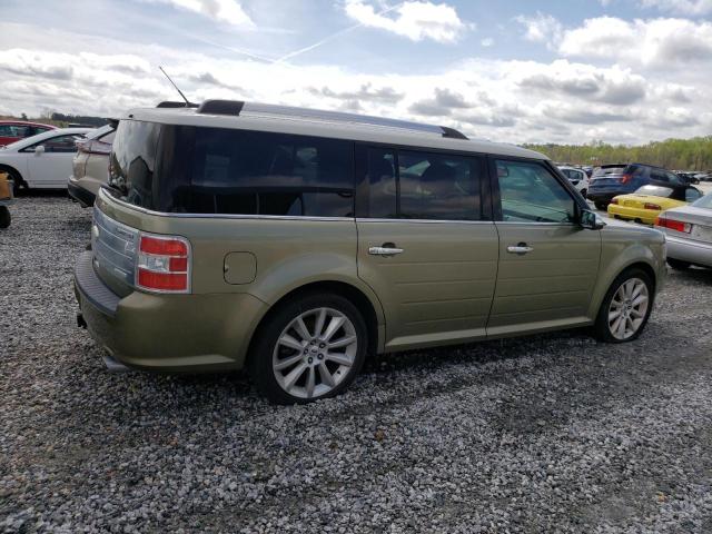 2FMHK6DT0CBD13617 - 2012 FORD FLEX LIMITED GREEN photo 3