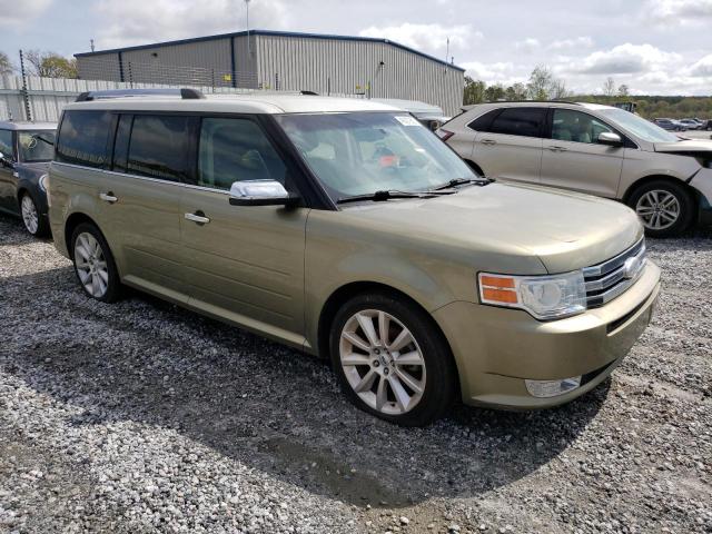 2FMHK6DT0CBD13617 - 2012 FORD FLEX LIMITED GREEN photo 4