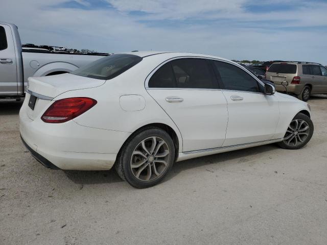 55SWF4JB7FU043985 - 2015 MERCEDES-BENZ C 300 WHITE photo 3