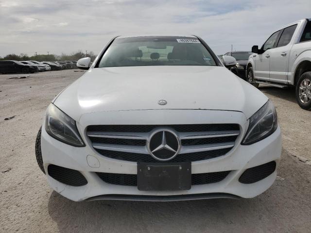 55SWF4JB7FU043985 - 2015 MERCEDES-BENZ C 300 WHITE photo 5