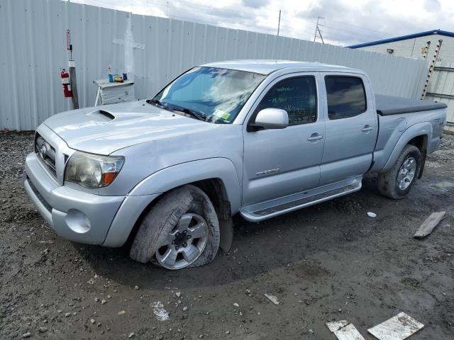 3TMMU52N79M015584 - 2009 TOYOTA TACOMA DOUBLE CAB LONG BED SILVER photo 1