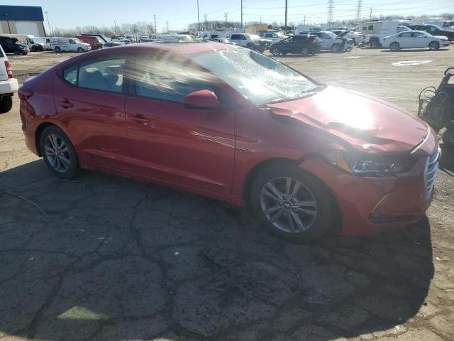 5NPD84LF2JH221699 - 2018 HYUNDAI ELANTRA SEL RED photo 4