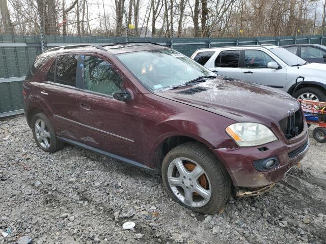 4JGBB86E38A363205 - 2008 MERCEDES-BENZ ML 350 MAROON photo 4