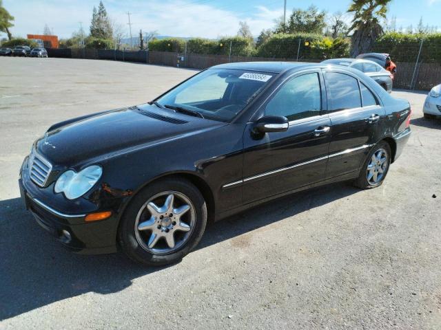 WDBRF81J55F576357 - 2005 MERCEDES-BENZ C 240 4MATIC BLACK photo 1