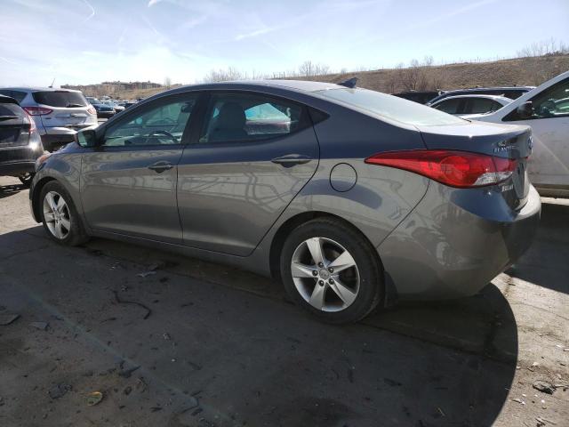 5NPDH4AEXDH389671 - 2013 HYUNDAI ELANTRA GLS GRAY photo 2