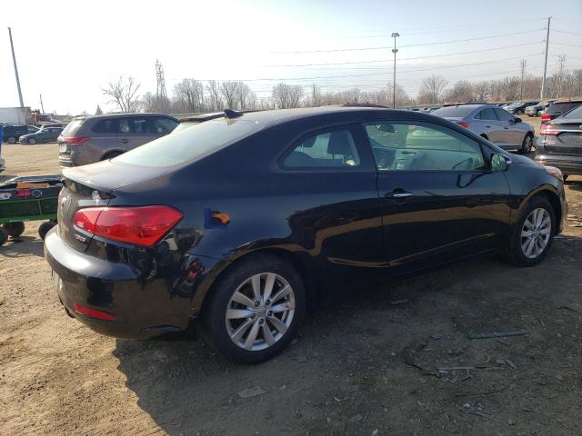 KNAFX6A82G5657650 - 2016 KIA FORTE EX BLACK photo 3