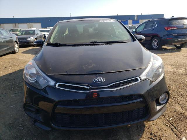 KNAFX6A82G5657650 - 2016 KIA FORTE EX BLACK photo 5