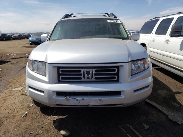 2HJYK165X6H521393 - 2006 HONDA RIDGELINE RTL SILVER photo 5