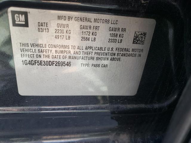 1G4GF5E30DF269546 - 2013 BUICK LACROSSE PREMIUM CHARCOAL photo 14