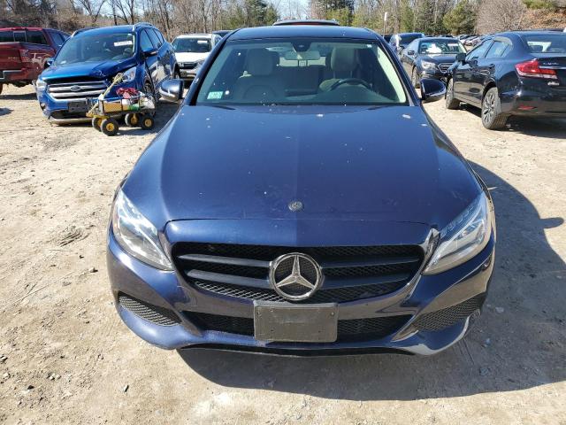 55SWF4KB1FU025285 - 2015 MERCEDES-BENZ C 300 4MATIC BLUE photo 5