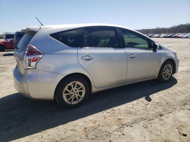 JTDZN3EU8HJ063553 - 2017 TOYOTA PRIUS SILVER photo 3