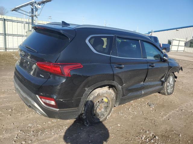 5NMS5CAD2KH128207 - 2019 HYUNDAI SANTA FE LIMITED BLACK photo 3