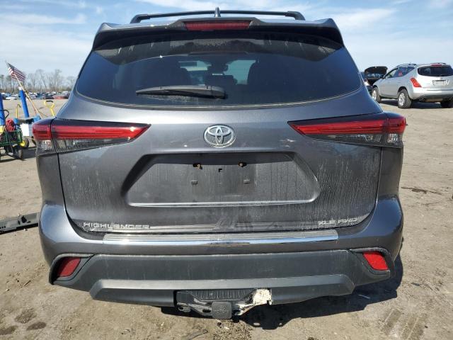 5TDHZRBH9LS516598 - 2020 TOYOTA HIGHLANDER XLE BLACK photo 6