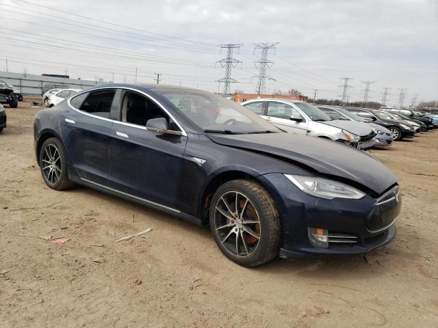 5YJSA1H18EFP62445 - 2014 TESLA MODEL S Mavi foto 4