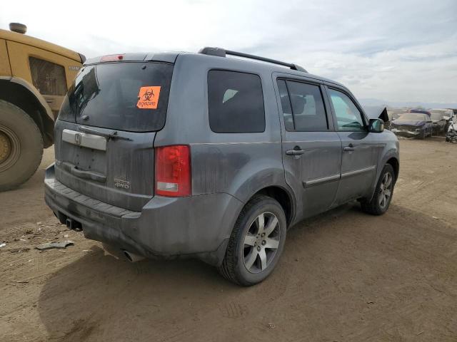 5FNYF4H96DB008879 - 2013 HONDA PILOT TOURING GRAY photo 3