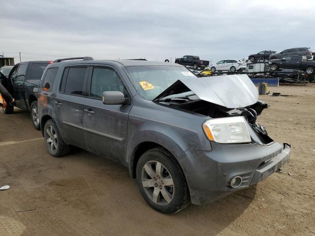 5FNYF4H96DB008879 - 2013 HONDA PILOT TOURING GRAY photo 4