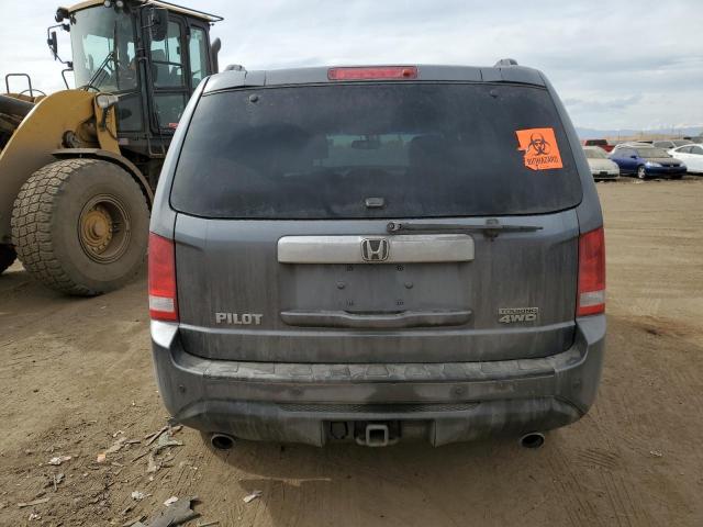 5FNYF4H96DB008879 - 2013 HONDA PILOT TOURING GRAY photo 6