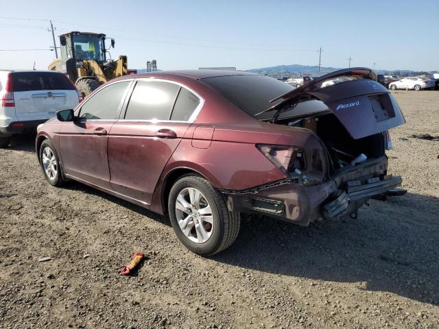 JHMCP264X8C072637 - 2008 HONDA ACCORD LXP BURGUNDY photo 2