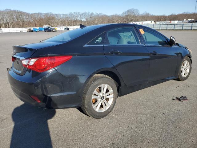 5NPEB4ACXEH909129 - 2014 HYUNDAI SONATA GLS BLACK photo 3