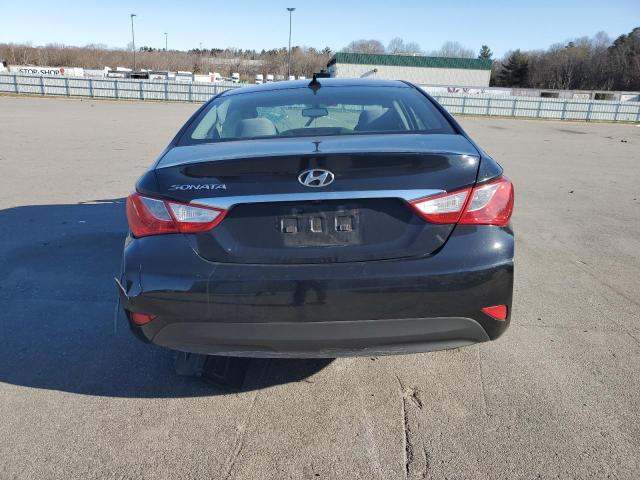 5NPEB4ACXEH909129 - 2014 HYUNDAI SONATA GLS BLACK photo 6