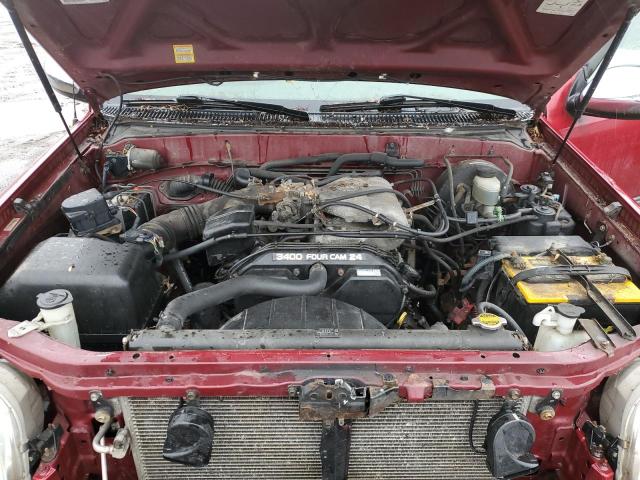 5TBBN44102S293394 - 2002 TOYOTA TUNDRA ACCESS CAB SR5 RED photo 11