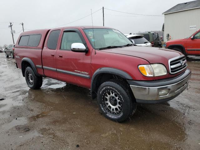 5TBBN44102S293394 - 2002 TOYOTA TUNDRA ACCESS CAB SR5 RED photo 4