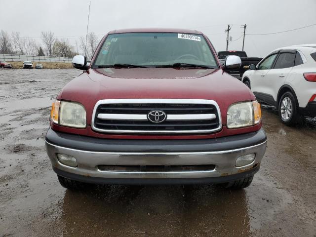 5TBBN44102S293394 - 2002 TOYOTA TUNDRA ACCESS CAB SR5 RED photo 5