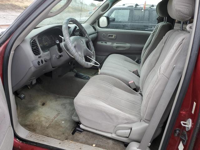 5TBBN44102S293394 - 2002 TOYOTA TUNDRA ACCESS CAB SR5 RED photo 7