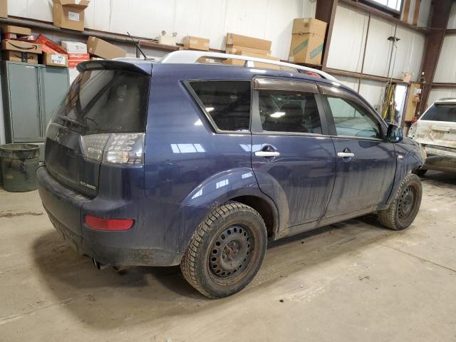 JA4MT41XX8Z602076 - 2008 MITSUBISHI OUTLANDER XLS BLUE photo 3