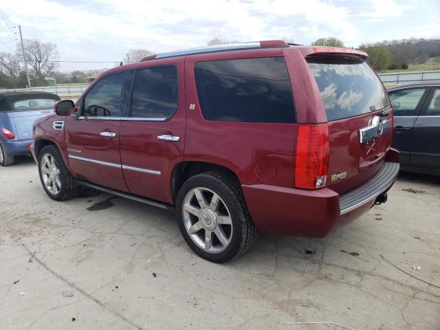 1GYFC33569R100195 - 2009 CADILLAC ESCALADE HYBRID MAROON photo 2